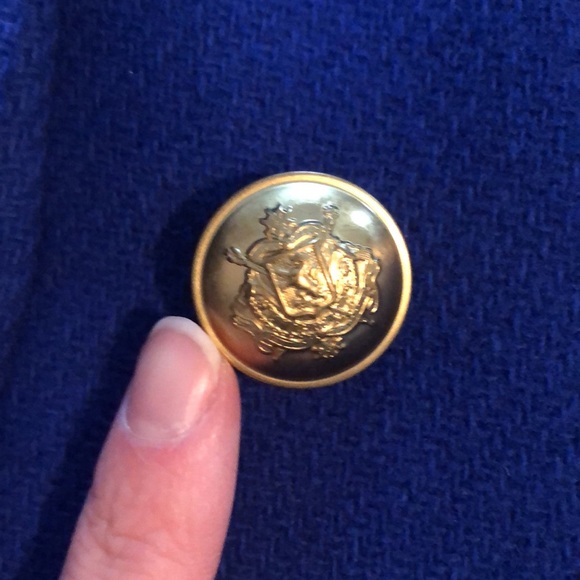 Basically Brand New stadium cloth by Nello Gori Jcrew Royal Blue Peacoat - Picture 3 of 8